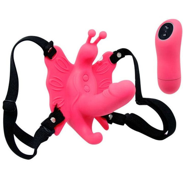 BAILE - ULTRA PASSIONATE REMOTE CONTROL BUTTERFLY HARNESS - D-211785 - Teknashop Ltd