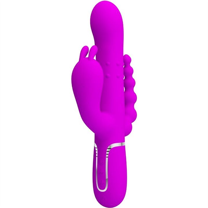PRETTY LOVE - CAMMY TRIPLE VIBRATOR MULTIFUNCTION 4 IN 1 PINK - D-241871 - Teknashop Ltd