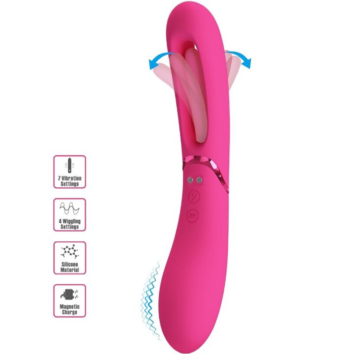 ROMANCE - LEXIE G-SPOT VIBRATOR 7 VIBRATIONS PINK - D-241900 - Teknashop Ltd