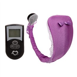 BAILE - THONG WITH VIBRATOR WITH LILAC REMOTE CONTROL - D44-194945LL - Teknashop Ltd