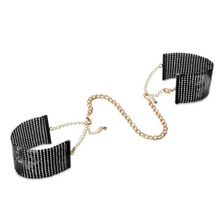 BIJOUX INDISCRETS - DÃSIR MÃTALLIQUE BLACK METAL MESH HANDCUFFS - D-195473 - Teknashop Ltd