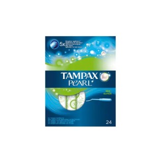 Tampax Pearl Súper 24 Units  - unisex - Teknashop Ltd