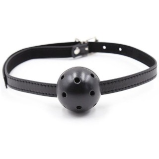 OHMAMA FETISH - GAG WITH BALL AND VENTS - D-230066 - Teknashop Ltd