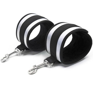 OHMAMA FETISH - GREY WRIST CUFFS - D-230346 - Teknashop Ltd