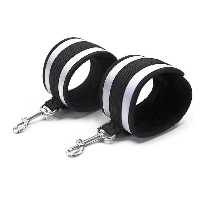 OHMAMA FETISH - GREY WRIST CUFFS - D-230346 - Teknashop Ltd