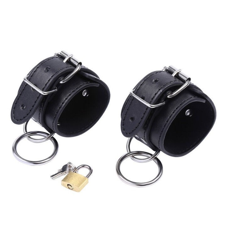 OHMAMA FETISH - O-RING LOCKED WRIST RESTRAINTS - D-230355 - Teknashop Ltd