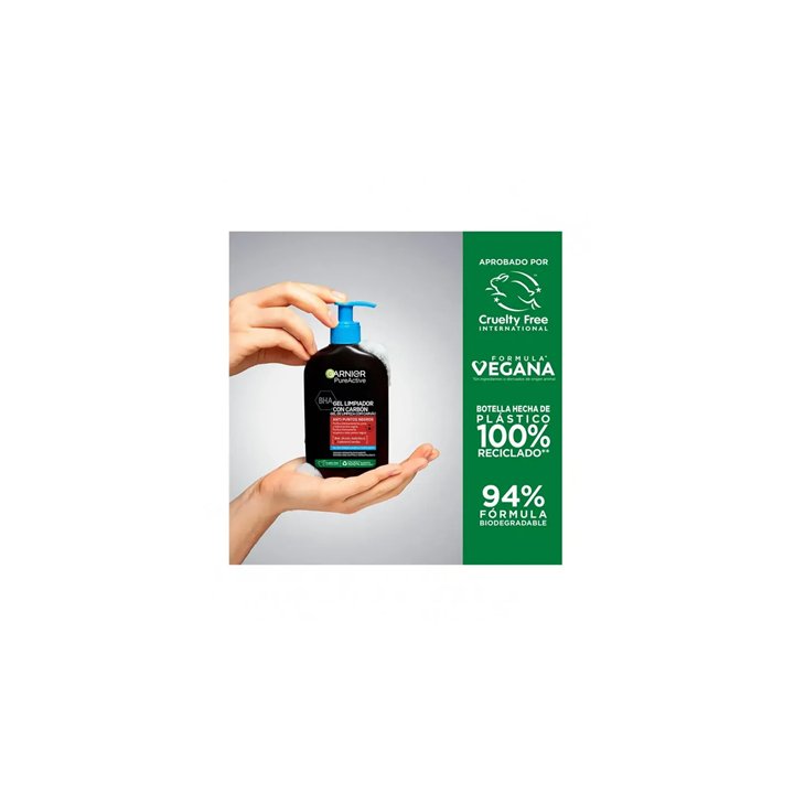 Garnier Pure Active Gel Limpiador Con Carbón 250ml - unisex - Teknashop Ltd