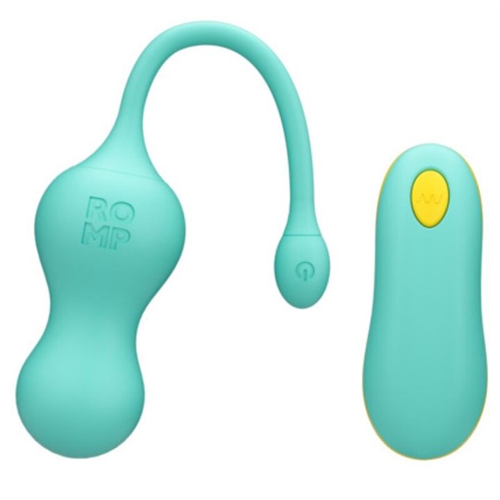 ROMP - CELLO MULTIFUNCTION VIBRATING EGG TURQUOISE REMOTE CONTROL - D-245875 - Teknashop Ltd