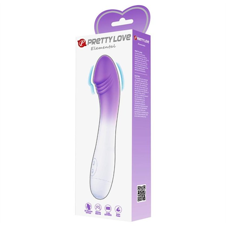 Elemental G Spot Vibrator Purple Gradient - BI-014812-A6 - Teknashop Ltd