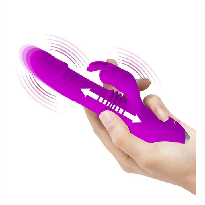 Dorothy Thrusting Vibrator USB Purple - BI-014713 - Teknashop Ltd