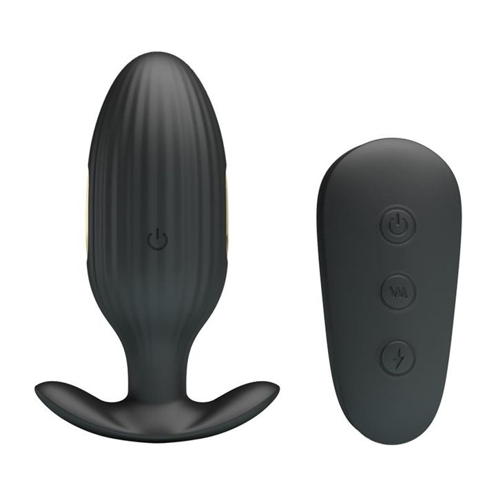 Royal Pleasure Butt Plug with Electro Stimulation USB - BI-040083W - Teknashop Ltd