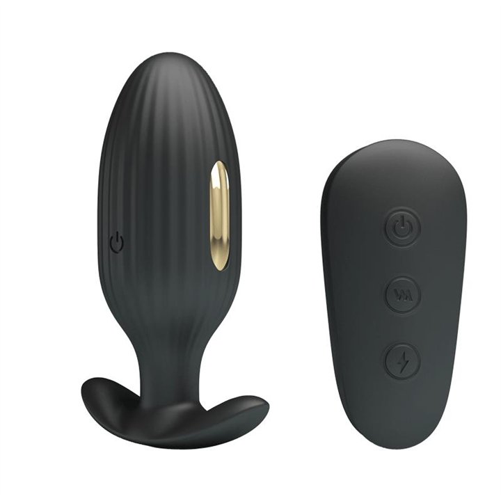 Royal Pleasure Butt Plug with Electro Stimulation USB - BI-040083W - Teknashop Ltd