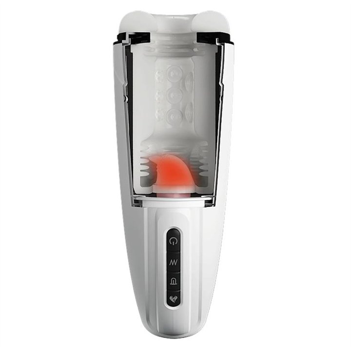 Marissa Male Masturbator Vibration, Heating, Sex Talk and Licking - BM-00900T73Z - Teknashop Ltd