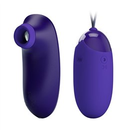Clitoris Sucker and Egg Vibrator - BI-014901WL - Teknashop Ltd