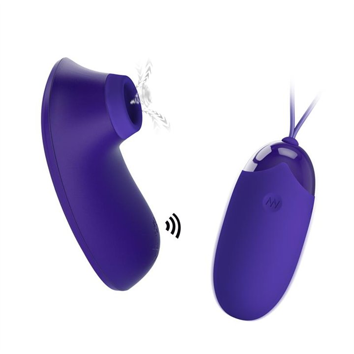 Clitoris Sucker and Egg Vibrator - BI-014901WL - Teknashop Ltd