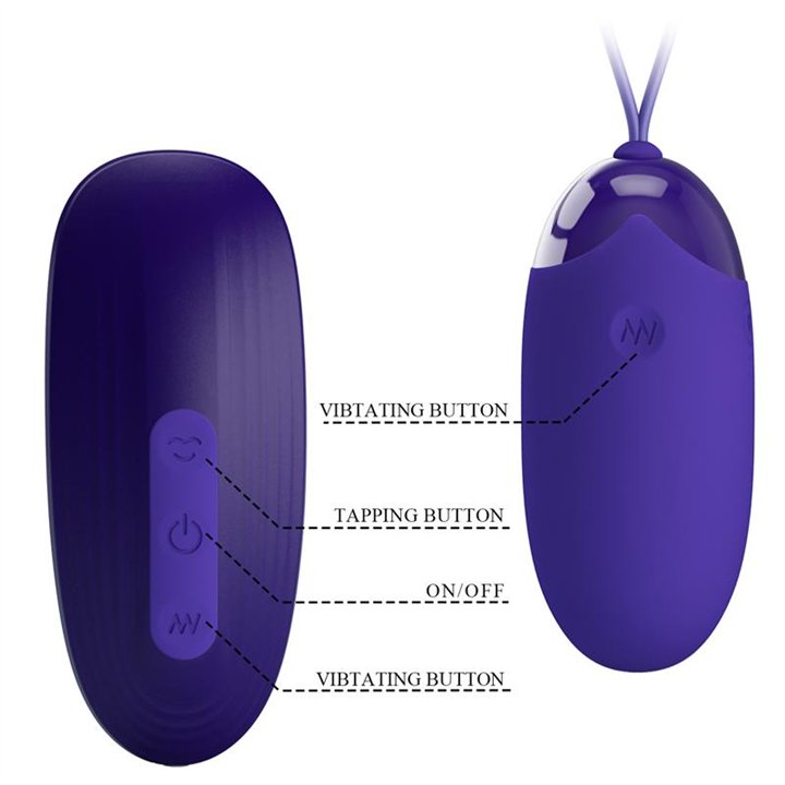 Clitoris Sucker and Egg Vibrator - BI-014901WL - Teknashop Ltd