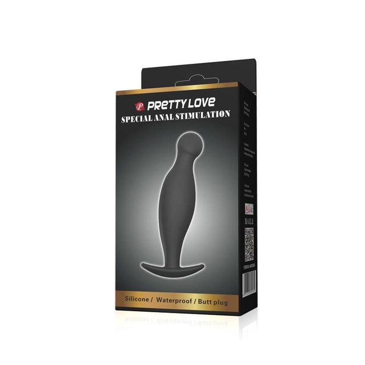 Pretty Love Butt Plug Anal Black - BI-040036N - Teknashop Ltd