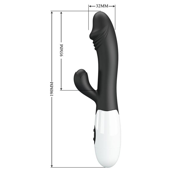 Vibrator Snappy 30 functions Black - BI-014173-A3 - Teknashop Ltd