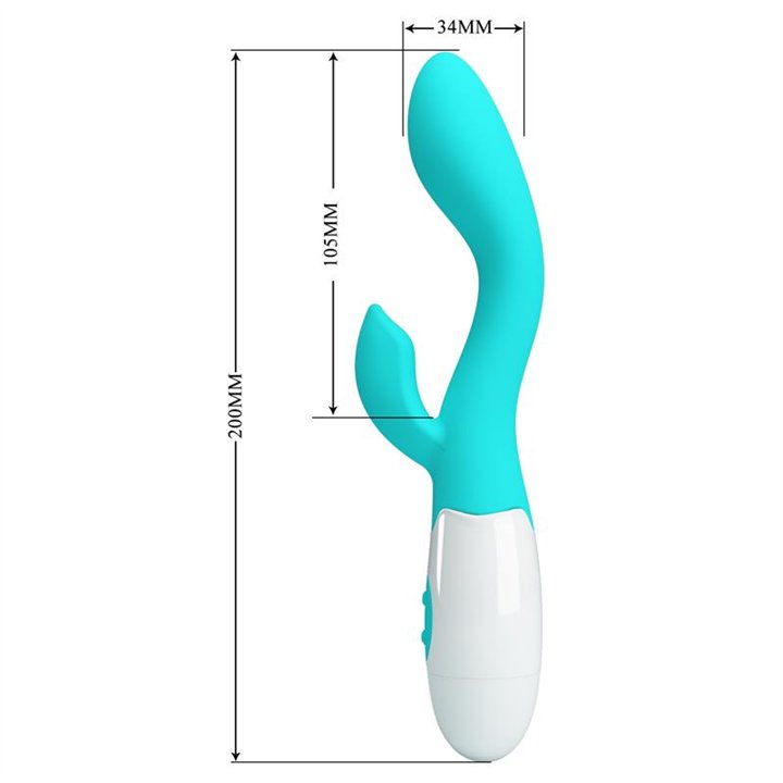 Vibrator Brighty 30 functions Blue - BI-014174-A1 - Teknashop Ltd