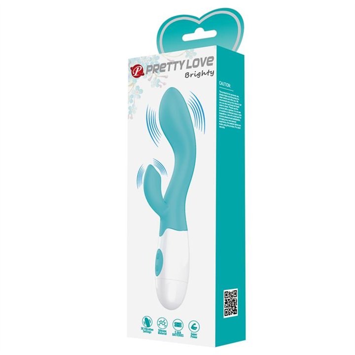 Vibrator Brighty 30 functions Blue - BI-014174-A1 - Teknashop Ltd