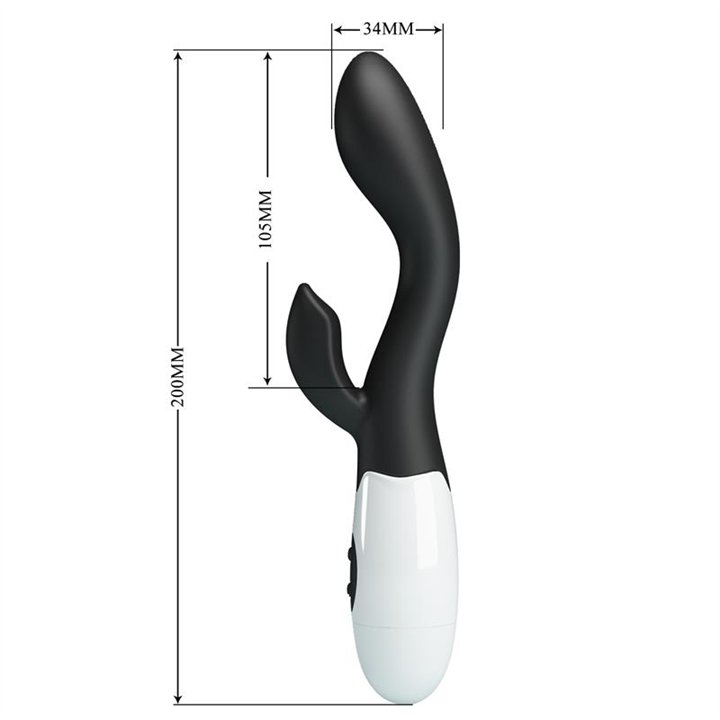 Vibrator Brighty 30 functions Black - BI-014174-A3 - Teknashop Ltd