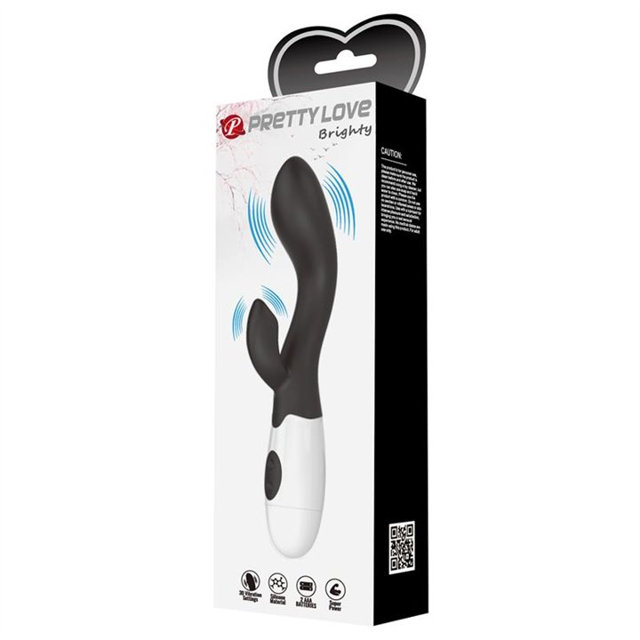 Vibrator Brighty 30 functions Black - BI-014174-A3 - Teknashop Ltd