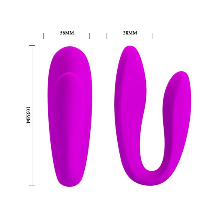 Couple Stimulator Remote Control Pink - BI-014485W - Teknashop Ltd