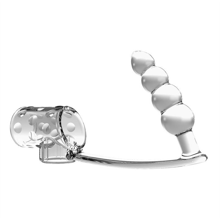 Anal Plug with Penis Sleeve - BI-026277M - Teknashop Ltd