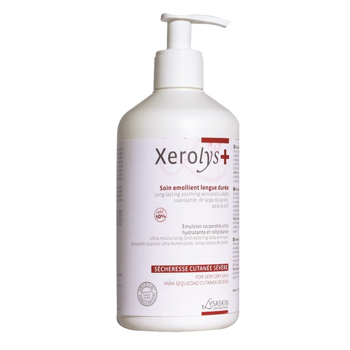 Lab Lysaskin, Xerolys 5, Protects & Hydrates, Body Emulsion, For Face & Body, 200 ml - Teknashop Ltd