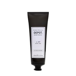 Depot, 300 Hair Stylings No. 307 Black, Botanical Complex, Hair Styling Gel, Temporary Coverage & Volume, Medium Hold, 125 ml - 
