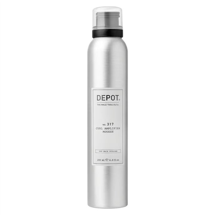Depot, 300 Hair Stylings No. 317, Hair Styling Mousse, Hydrating, Medium, 200 ml - Teknashop Ltd