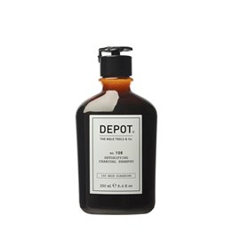 Depot, 100 Hair Cleansing No. 108, Charcoal, Hair Shampoo, Detoxifying, 250 ml - Teknashop Ltd