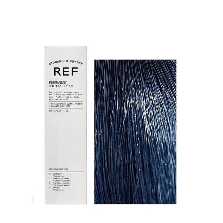 Ref Stockholm, Permanent Colour, Vegan, Permanent Hair Dye,  Blue Corrector, 100 ml - Teknashop Ltd