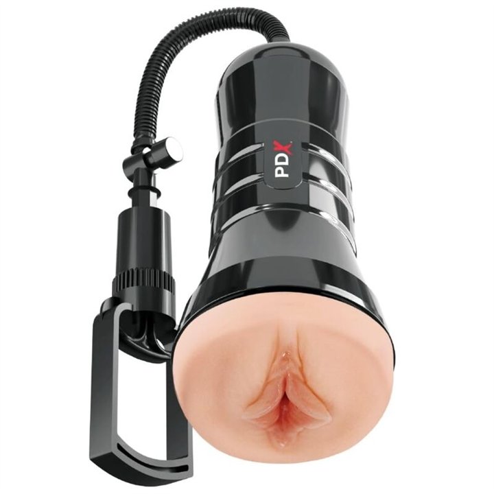 PDX EXTREME - WET PUSSIES SUPER SUCKER XXL LIGHT VAGINA STROKER WITH SUCTION 27.3 CM - D-246206 - Teknashop Ltd
