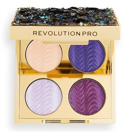 Makeup Revolution, Pro Ultimate, Eyeshadow Palette, Hidden Jewels, 4 Shades, 0.8 g - Teknashop Ltd