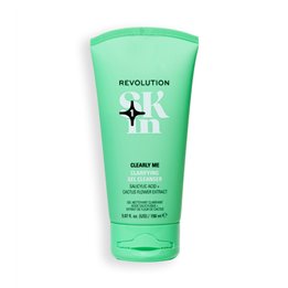 Revolution Skincare, Clearly Me, 2% Salicylic Acid, Removes impurities, Cleansing Gel, For Face, 150 ml - Teknashop Ltd