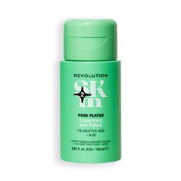 Revolution Skincare, Pore Player, 2% Salicylic Acid, Clarifying, Tonic Lotion, For Face, 150 ml - Teknashop Ltd