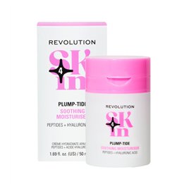Revolution Skincare, Plump-Tide, Peptides & Hyaluronic Acid, Soothing, Cream, For Face, 50 ml - Teknashop Ltd