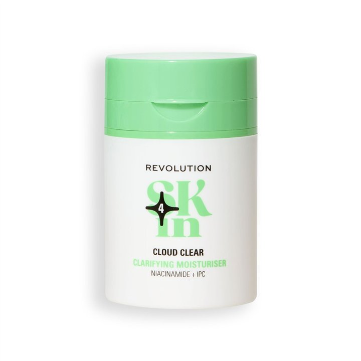 Revolution Skincare, Cloud Clear, Niacinamide & IPC, Clarifying, Gel Cream, 50 ml - Teknashop Ltd
