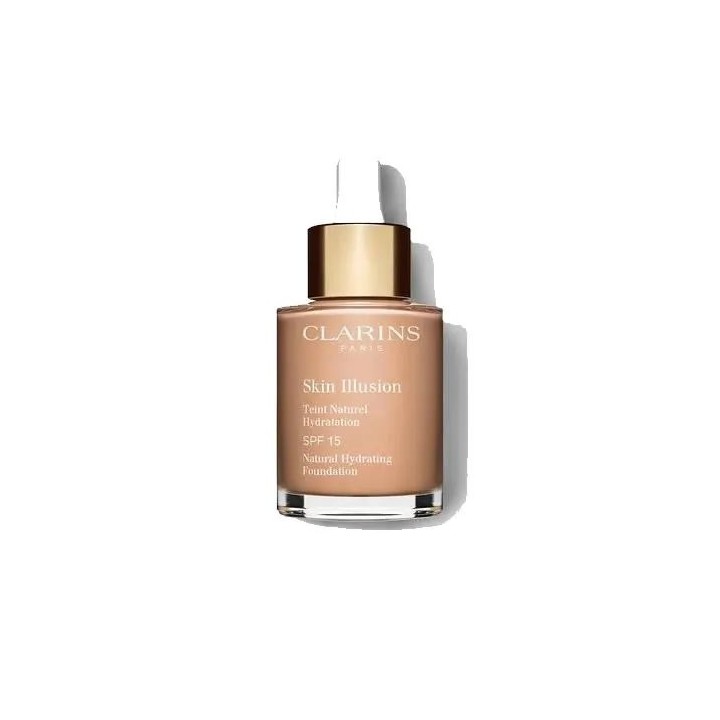 Clarins Skin Illusion Natural Hydrating Foundation Spf15 109 Wheat 30ml - unisex - Teknashop Ltd