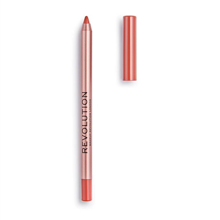 Makeup Revolution, Satin Kiss, Lip Liner, Deep Nude, 1 g - Teknashop Ltd