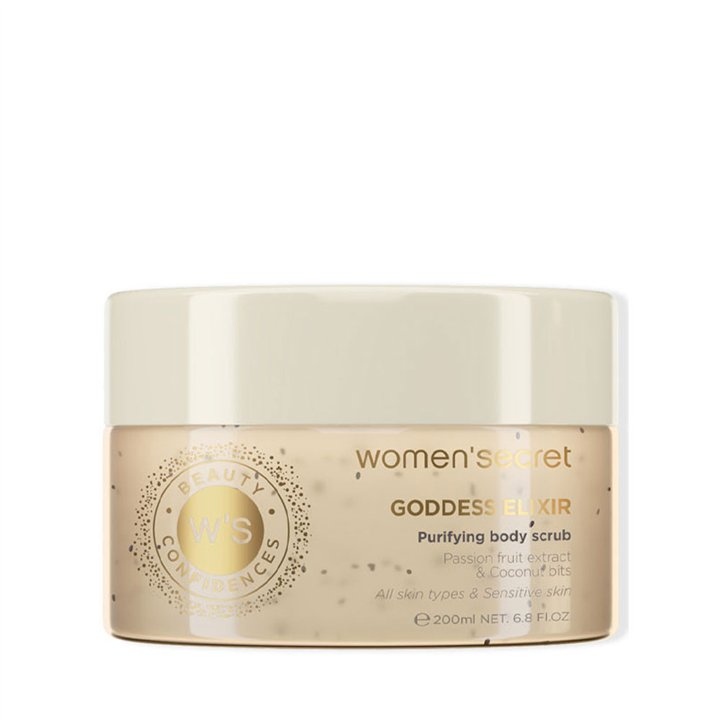 Women'Secret, Goddess Elixir, Purifying, Body Scrub, 200 ml - Teknashop Ltd