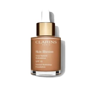 Clarins Skin Illusion Natural Hydrating Foundation Spf15 113 Chestnut 30ml - unisex - Teknashop Ltd