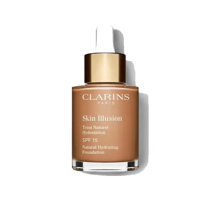 Clarins Skin Illusion Natural Hydrating Foundation Spf15 113 Chestnut 30ml - unisex - Teknashop Ltd
