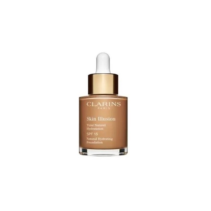 Clarins Skin Illusion Natural Hydrating Foundation Spf15 114 Cappuccino 30ml - unisex - Teknashop Ltd