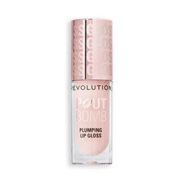 Makeup Revolution, Pout Bomb, Vegan, Plumping, Lip Gloss, Milky Sheer Holo, 4.6 ml - Teknashop Ltd