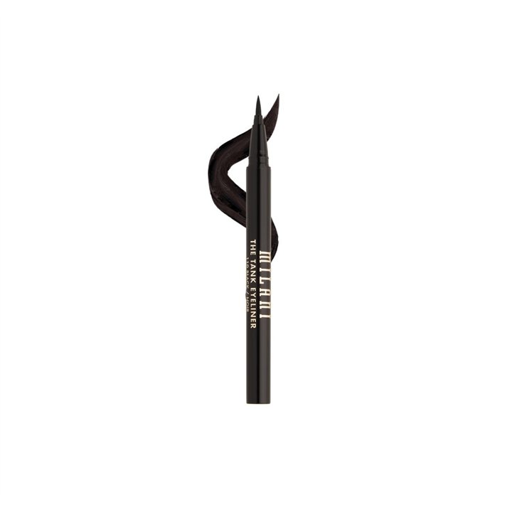 Milani, Stay Put Tank, Waterproof, Liquid Eyeliner, 110, Black, 0.55 ml - Teknashop Ltd