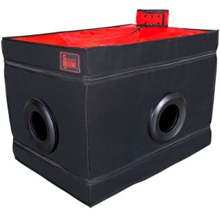 SECRET DOME - KINK CLUB LA NICHE CABIN BLACK & RED - D-241942 - Teknashop Ltd