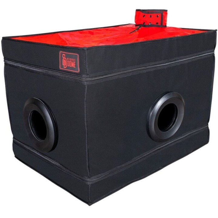 SECRET DOME - KINK CLUB LA NICHE CABIN BLACK & RED - D-241942 - Teknashop Ltd
