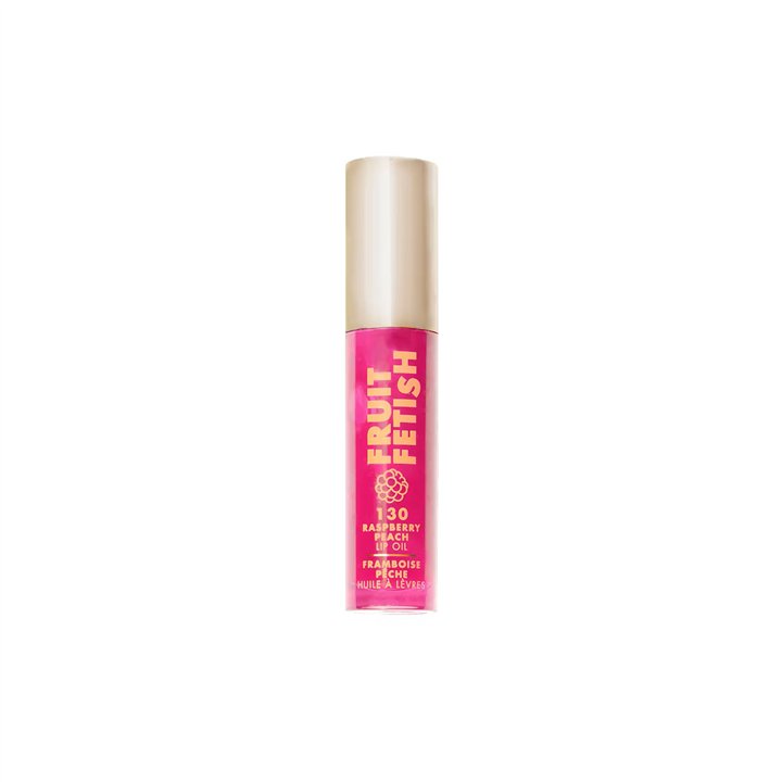 Milani, Fruit Fetish Lip Oil, Hydrating, Lip Oil, 130, Raspberry Peach, 0.135 ml - Teknashop Ltd